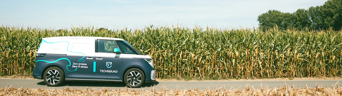 De Techsquad-wagen — snel ter plaatse